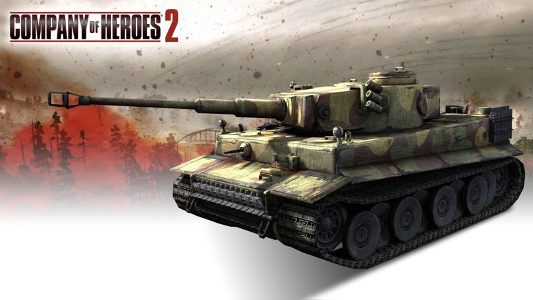 Company of Heroes 2 - German Skin: (H) Three Color Disruptive Pattern