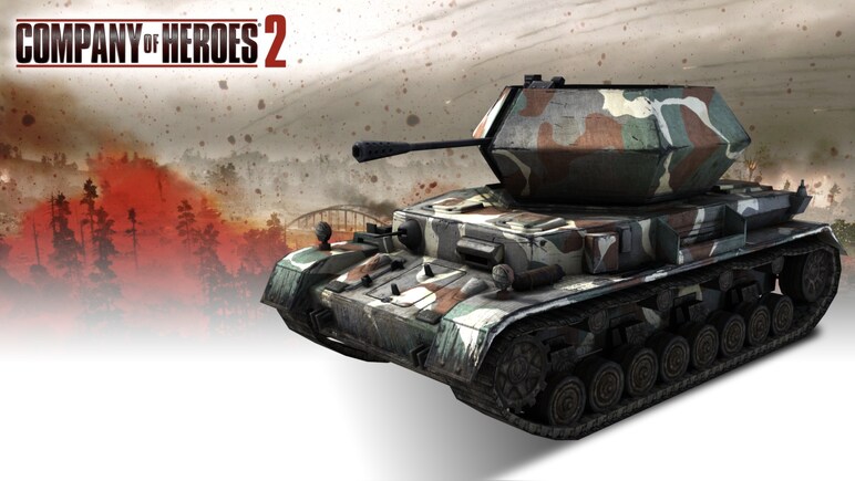 Company of Heroes 2 - German Skin: (M) Four Color Disruptive Pattern
