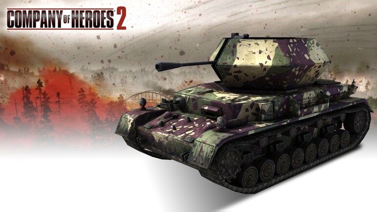 Company of Heroes 2 - German Skin: (M) Three Color Ambush Pattern