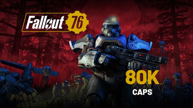 Fallout 76 Caps - 80k PC