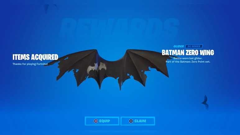 Fortnite - Batman Zero Wing Glider PC