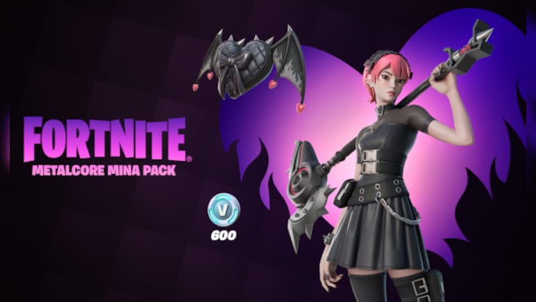 Fortnite - Metalcore Mina Pack + 600 V-Bucks