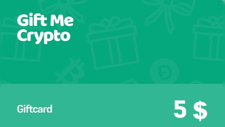 Gift Me Crypto Gift Card 5 USD