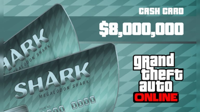 Grand Theft Auto Online: Megalodon Shark Cash Card - 8000000 PC