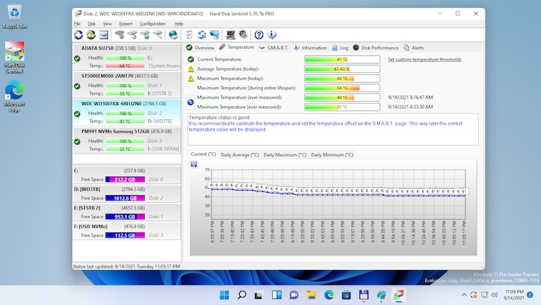 Hard Disk Sentinel Professional