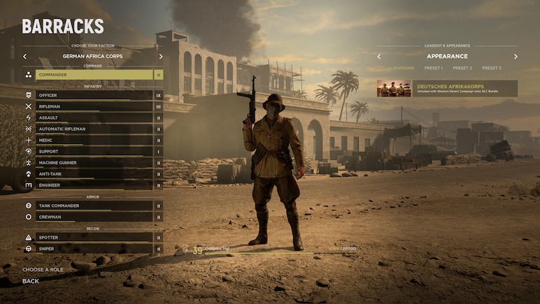Hell Let Loose - Western Desert Campaign Units