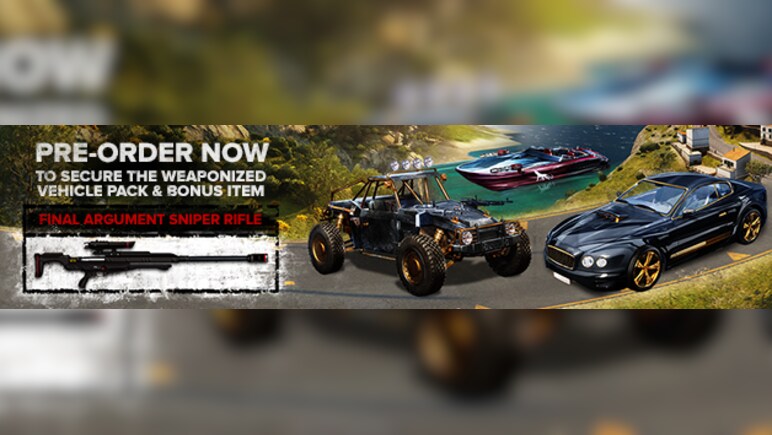 Just Cause 3: Weaponized Vehicle Pack