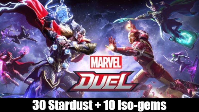 Marvel Duel 30 Stardust + 10 Iso-gems