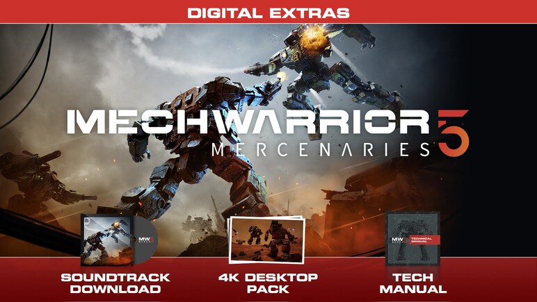 Buy MechWarrior 5: Mercenaries - Digital Extras Content (PC) - Steam ...