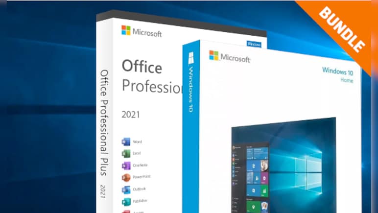 Microsoft Windows 10 Home & Microsoft Office Professional 2021 Plus