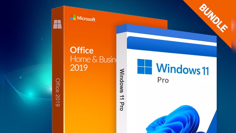 Microsoft Windows 11 Pro & Microsoft Office Home & Business 2019 (Mac) bundle