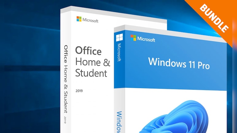 Microsoft Windows 11 Pro & Microsoft Office Home & Student 2019 Bundle