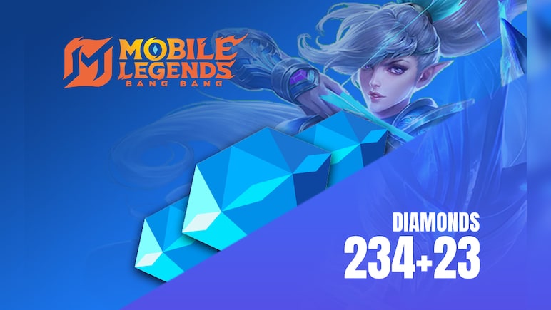 Mobile Legends: Bang Bang 257 Diamonds (234 Diamonds + 23 Bonus)