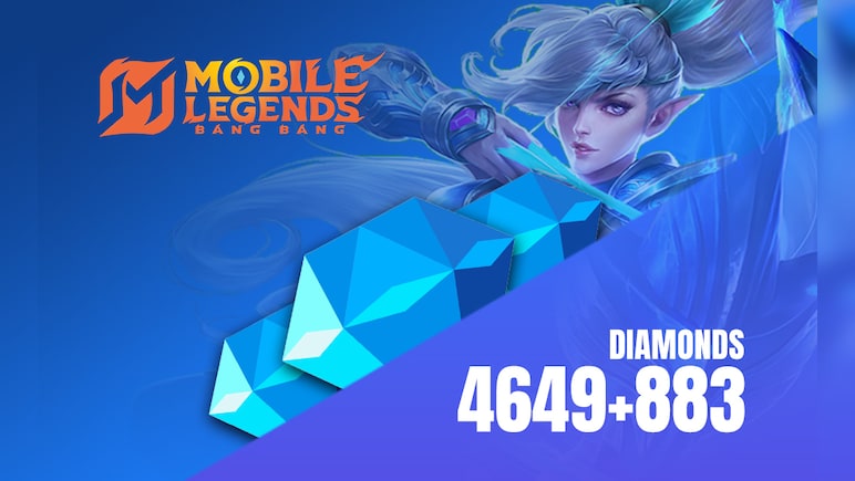 Mobile Legends: Bang Bang 4649 + 883 Diamonds