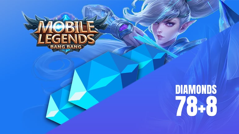 Mobile Legends: Bang Bang 78 + 8 Diamonds