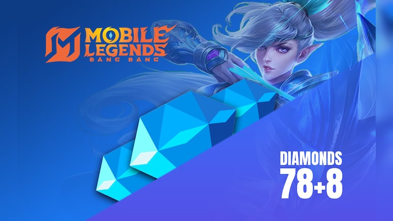 Mobile Legends: Bang Bang 78 + 8 Diamonds