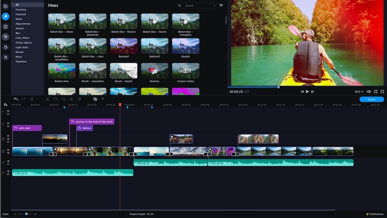 Movavi Video Editor Plus 2020 - Video Editing Software