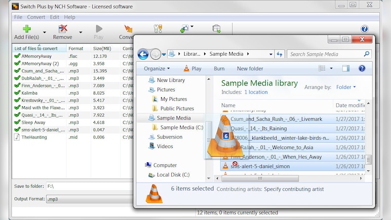 NCH: Switch Sound File Converter