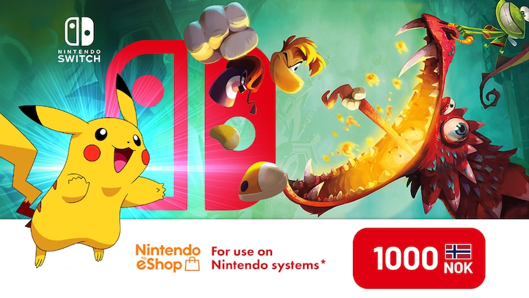 Nintendo eShop Card 1000 NOK