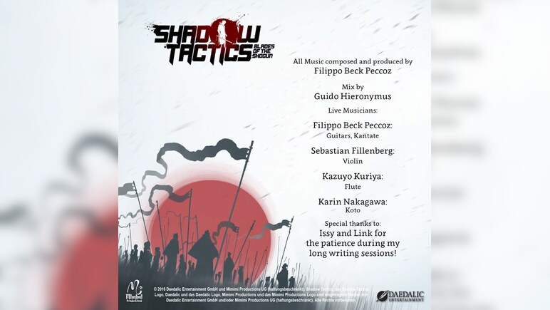 Shadow Tactics: Blades of the Shogun - Official Soundtrack PC
