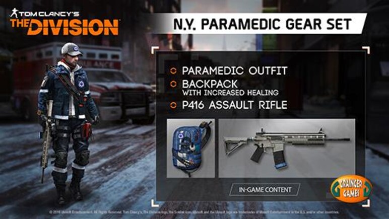 Tom Clancy's The Division - N.Y. Paramedic Gear Set PC
