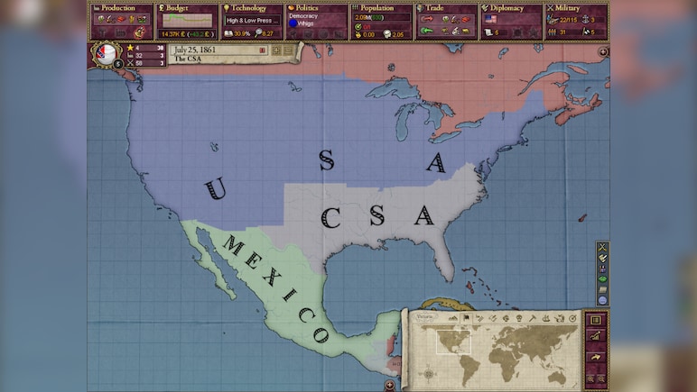 Victoria II: A House Divided