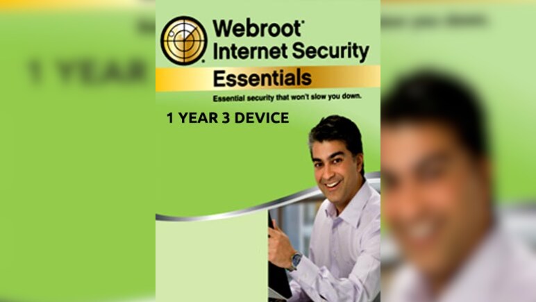 Webroot Internet Security Essentials 3 Devices - 1 Year