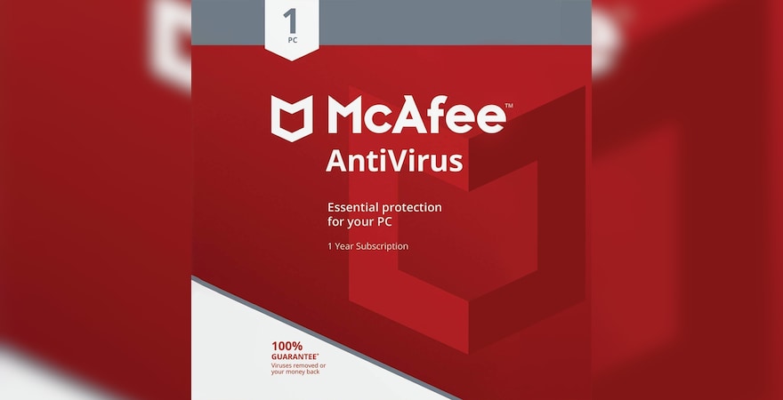 McAfee AntiVirus 1 Device 1 Year