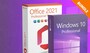 Microsoft Windows 10 Professional & Microsoft Office 2021 Professional Plus Bundle (PC) - Microsoft Key - GLOBAL - 1