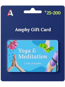 Yoga and Meditation Online Classes Gift Card 25 EUR - Amphy Key