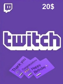 

Twitch Gift Card 20 USD - twitch Key - UNITED STATES