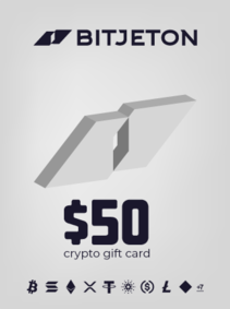 

BitJeton Crypto Gift Card 50 USD - BitJeton Key - GLOBAL