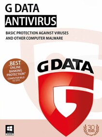 

G DATA Antivirus (1 Device, 1 Year) - G Data Key - EUROPE