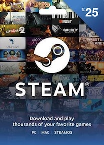 

Steam Gift Card 25 GBP - Steam Key - For GBP Currency Only