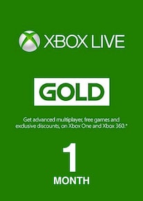 

Xbox Live GOLD Subscription Card 1 Month Xbox Live NORTH AMERICA