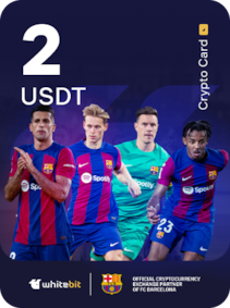 

WhiteBIT Gift Card | FC Barcelona Edition 2 USDT - WhiteBIT Key - GLOBAL