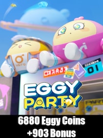 

Eggy Party 6880 eggy coins + 903 Bonus - GLOBAL