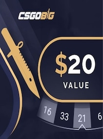 

CSGOBIG Gift Card 20 USD - Key - GLOBAL