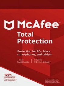 

McAfee Total Protection (PC, Android, Mac) (10 Devices, 1 Year) - McAfee Key - GLOBAL