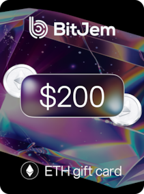 BitJem Crypto Gift Card ETH 200 USD - BitJem Clave
