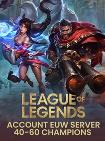 

League of Legends Account 40-60 Champions EUW server (PC) - League of Legends Account - GLOBAL