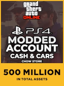 

GTA 5 MODDED ACCOUNT | 500 Million in Total Assets (PS4) - PSN Account - GLOBAL