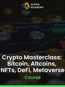 

Crypto Masterclass: Bitcoin, Altcoins, NFTs, DeFi, Metaverse - Alpha Academy Key - GLOBAL