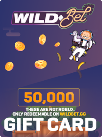 

WildBet Balance Gift Card 50000 Tokens - Wild Bet Key - GLOBAL