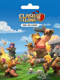 

Clash of Clans 500 + 50 Gems - GLOBAL