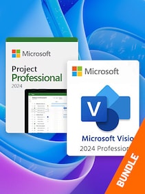Microsoft Project 2024 Pro + Microsoft Visio Pack 2024 Pro Bundle (PC) - Microsoft