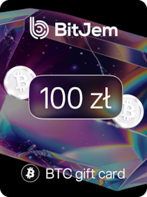 BitJem Crypto Gift Card Bitcoin 100 PLN - BitJem Clave