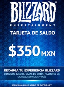 

Blizzard Gift Card 350 MXN Battle.net For MXN Currency Only