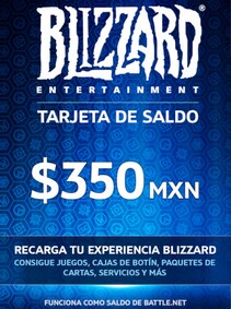 Blizzard Gift Card 350 MXN Battle.net For MXN Currency Only