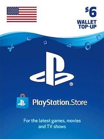 PlayStation Network Gift Card 6 USD - PSN Key - UNITED STATES